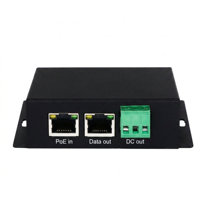 2.5G PoE Splitter 30/60/90W — Wall-mount, Isolated Ports, 10/100/1000/2500 Mbps