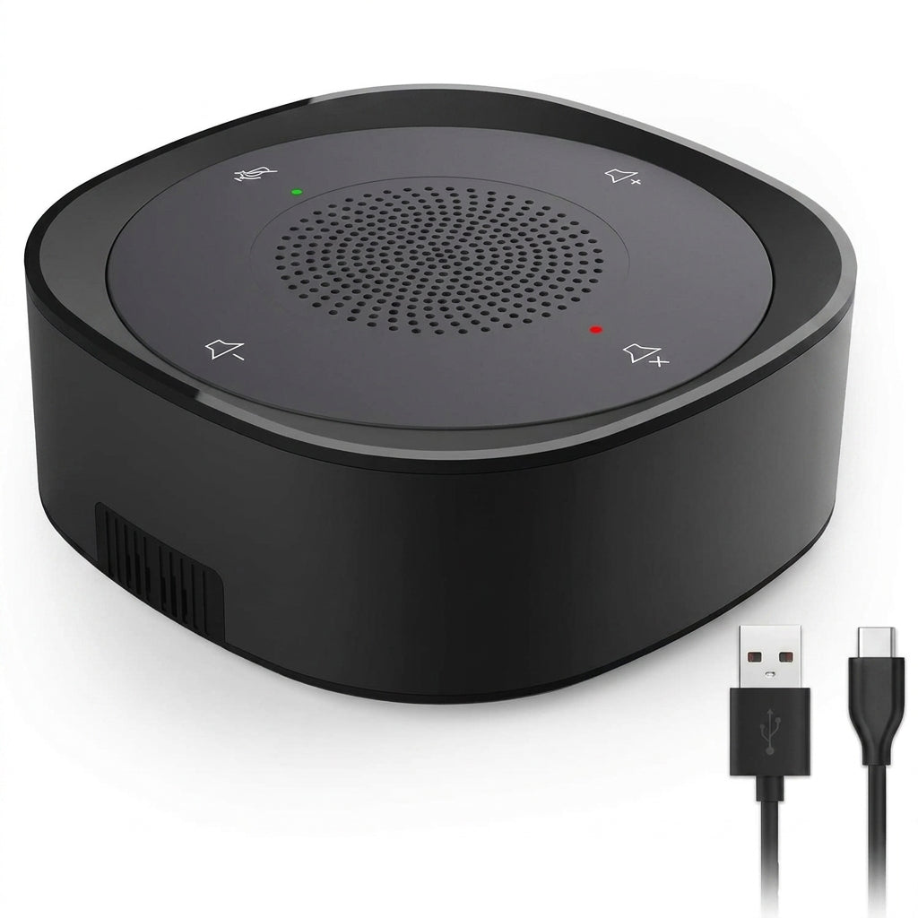 USB Conference Microphone JV801 — Wired Condenser, Touch Control, Omni ...