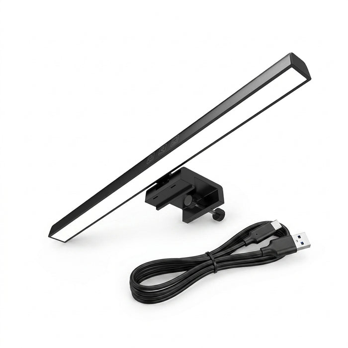 LED Monitor Light Bar — Dimmable 3‑Colour Reading Lamp