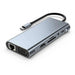 USB‑C 11‑in‑1 Docking Station — 4K HDMI, VGA, 100W PD, 100Mbps Ethernet, SD/TF & Audio for MacBook