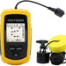 Portable 100m Sonar Fish Finder with Alarm — 45° Coverage Echo Sounder