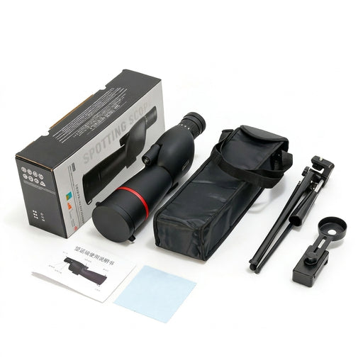 25–75x60 ED Zoom Monocular Telescope — BAK4 Prism, Waterproof & Fogproof