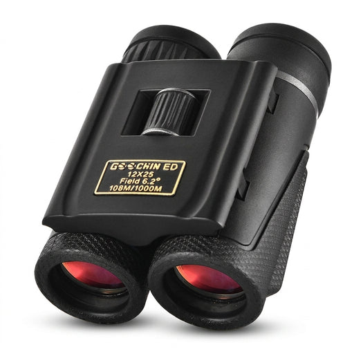 12x25 Compact ED Binoculars – 12× Magnification, BAK4 Prism & FMC Coating
