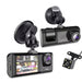 Dash Cam with IR Night Vision, 2" IPS Screen, 1080P Full HD, Loop Recording — 2/3 Camera DVR