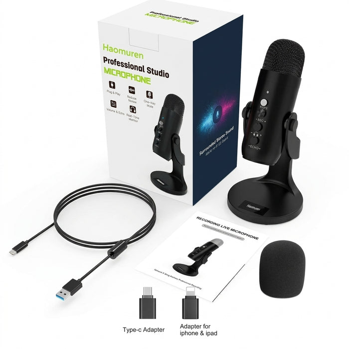 Usb Condenser Microphon USB Condenser Microphone for PC & Mac — Gaming, Streaming and Podcasti ...
