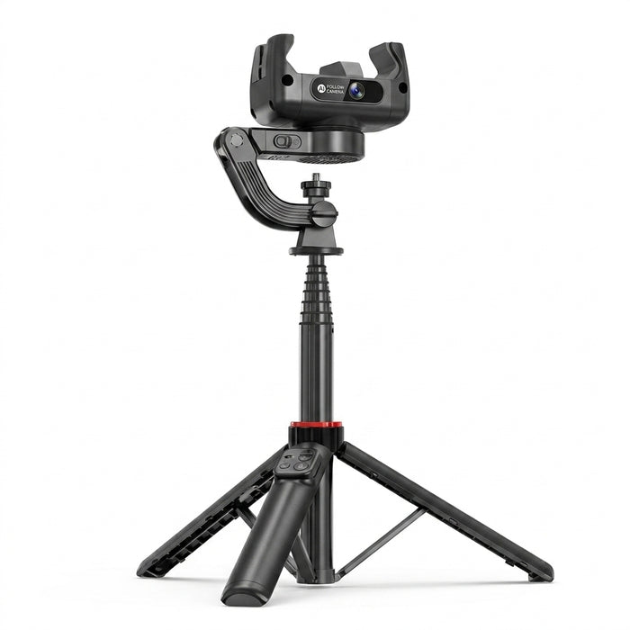 C22 AI Face-Tracking Handheld Gimbal Stabiliser — 3‑in‑1 Selfie Stick & Tripod for Smartphones