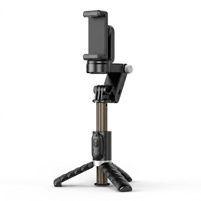 Q18 360° Follow-Tracking Gimbal — Selfie Stick Tripod with Fill Light for iPhone & Smartphones