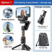 Q18 360° Follow-Tracking Gimbal — Selfie Stick Tripod with Fill Light for iPhone & Smartphones