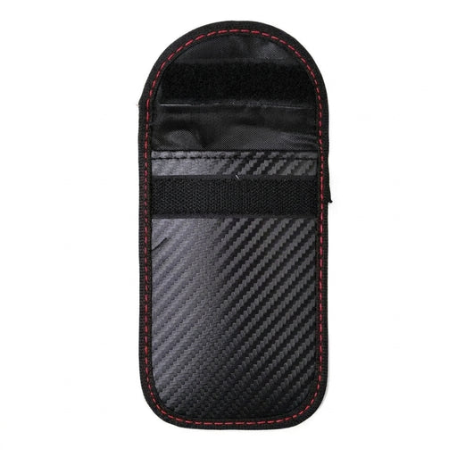 Faraday Cage Car Key Signal Blocker Pouch M7D8 — Dual‑Pocket Key Fob Bag