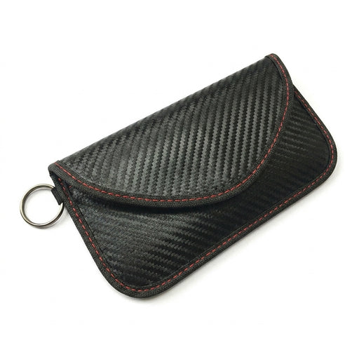 Faraday Key Signal Blocking Pouch – Signal Blocker for Car Keys & Phones, Carbon Fibre
