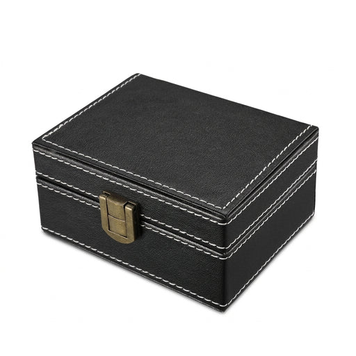 Faraday Box for Car Keys — RFID Signal-Blocking PU Leather Key Safe