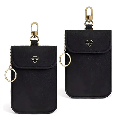 Faraday Key Pouch – RFID Shielding Key Fob Case with Wrist Strap