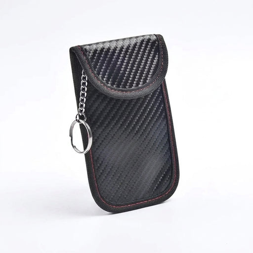 Car Key Signal Shielding Pouch — Faraday RFID Blocker for Keyless Fobs