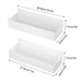 Set of 2 Magnetic Metal Storage Shelves — Fridge & Washing Machine Hanging Rack