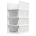 Wardrobe Storage Organiser — 4-Pack Stackable Slide Drawers