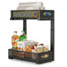 Adjustable 2-Tier Under-Sink Organiser — Metal Pull-Out Storage for Kitchen & Bathroom