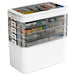 White Portable Medicine Storage Box — Heavy-Duty Plastic Organiser with Drawers & Doors (4/5/6 Floors)