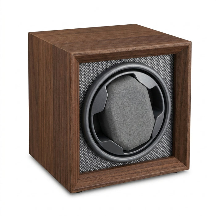 Wooden USB Watch Winder for Automatic Watches — Silent Mabuchi Motor