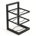 Under-Cabinet Pot & Pan Organiser Rack — Height Adjustable, Heavy-Duty Stainless Steel (3/4/5 Tier, Black)