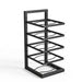 Under-Cabinet Pot & Pan Organiser Rack — Height Adjustable, Heavy-Duty Stainless Steel (3/4/5 Tier, Black)