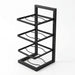 Under-Cabinet Pot & Pan Organiser Rack — Height Adjustable, Heavy-Duty Stainless Steel (3/4/5 Tier, Black)