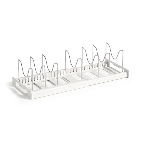 Expandable Kitchen Cabinet Pot Organiser Rack — Adjustable Divider for Pots & Pans