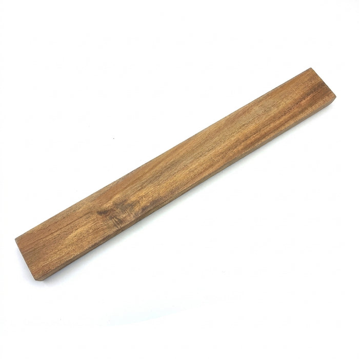 Acacia Wood Magnetic Knife Rack – Wall-Mounted Knife Bar (Yellow)