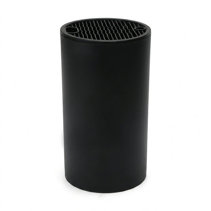 Knife Holder Insert — Black PP/TPR Kitchen Knife Organiser Stand