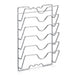 Wall-Mounted 5-Layer Pot Lid Rack – Chrome Steel Kitchen Storage