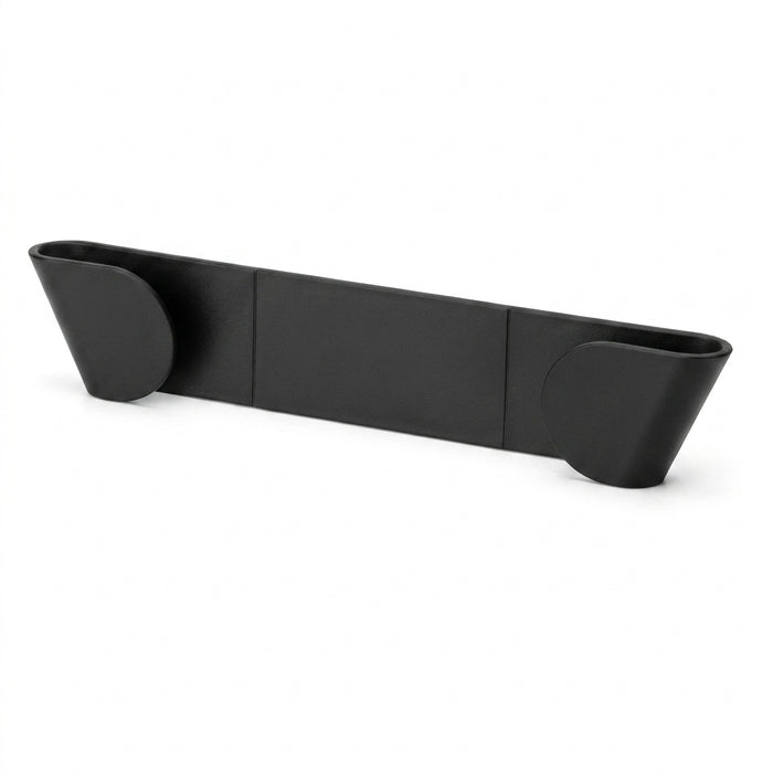 Self‑Adhesive Wall‑Mounted Pot Lid Rack – Black (1/2/4 pcs)