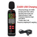 Digital Sound Level Meter 30–130 dB (A/C) — ZL82A 3×AAA or ZL82B USB Recharge