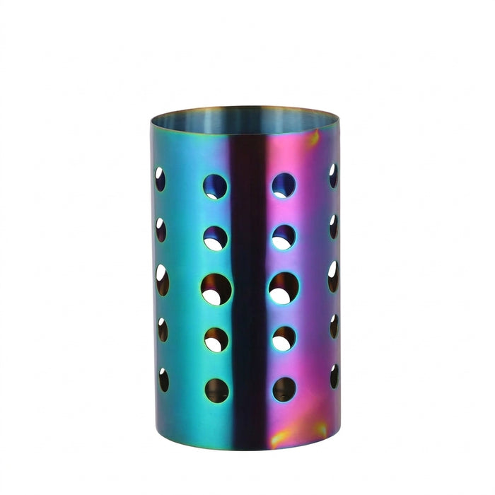 Stainless Steel Kitchen Utensil Holder – Drain Tube for Chopsticks, Spoons & Forks