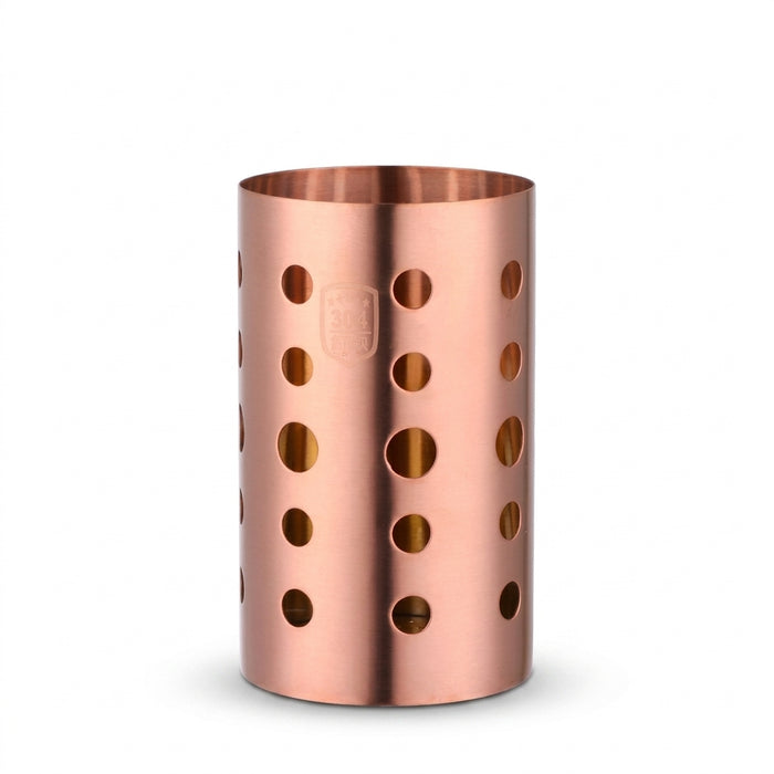 Stainless Steel Kitchen Utensil Holder – Drain Tube for Chopsticks, Spoons & Forks