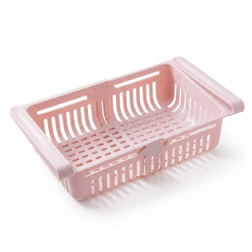 Hanging Fridge Drawer – Pull-Out Egg & Fruit Storage (PP Plastic, Adjustable)