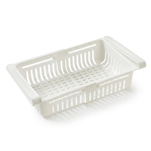 Hanging Fridge Drawer – Pull-Out Egg & Fruit Storage (PP Plastic, Adjustable)