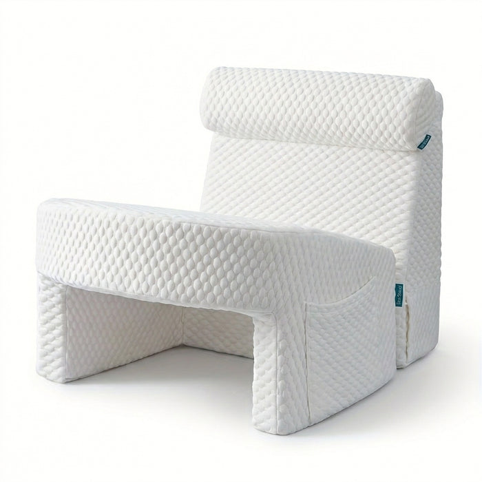 Reading Pillow for Gaming — Extra Large Memory Foam Armrest Bed Rest Pillow, 22.4×24×11.8in (1 pc)