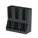 Wall-mounted Coffee Bar Organiser — Cup & Condiment Storage, White or Black