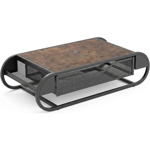 Coffee Pod Drawer Holder for K‑Cup – Metal Pull‑Out Storage with Side Baskets