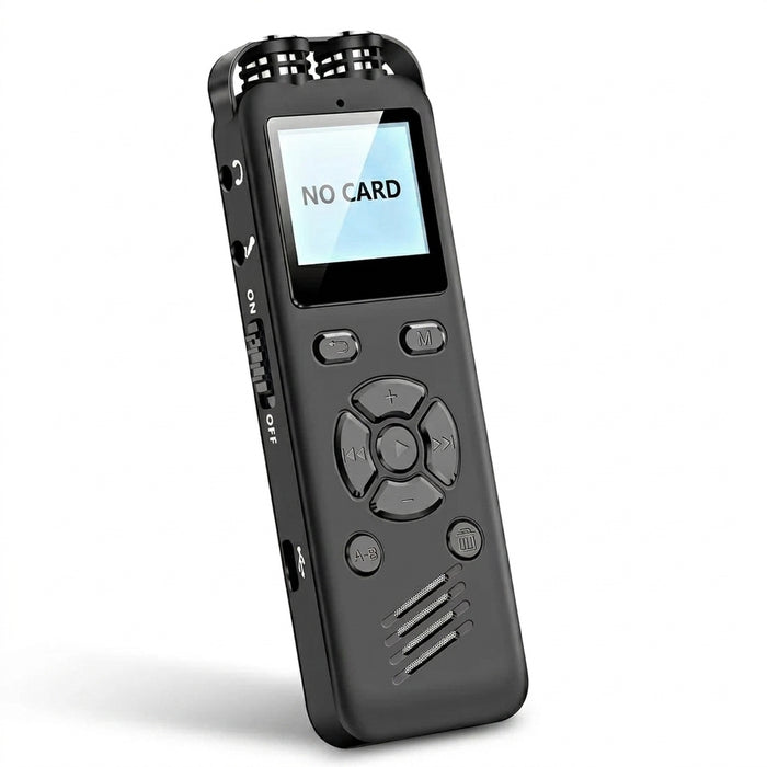 Digital Voice Recorder T69 — 64GB option, WAV recording, voice‑activated