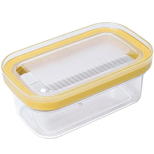 Airtight Butter Slicer & Keeper with Lid — Cutter and Fridge Storage Dish