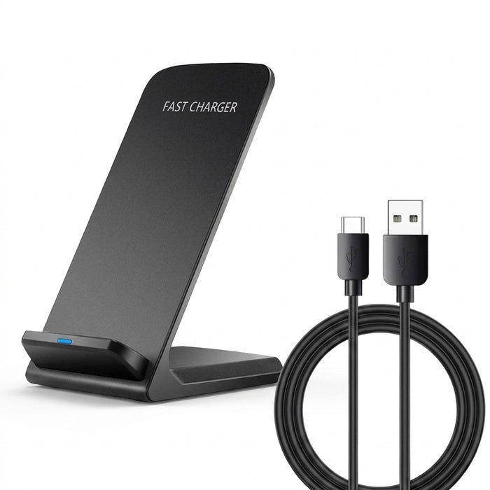 Fast Wireless Charging Stand — 30W Qi Charger for iPhone 12–17 Pro Max, Samsung S21–S24 & Xiaomi