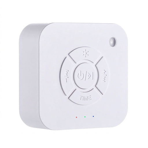 White Noise Sound Machine Sleep Soother — 9 Soothing Sounds, Breathing Light, Timer, Type‑C Rechargeable