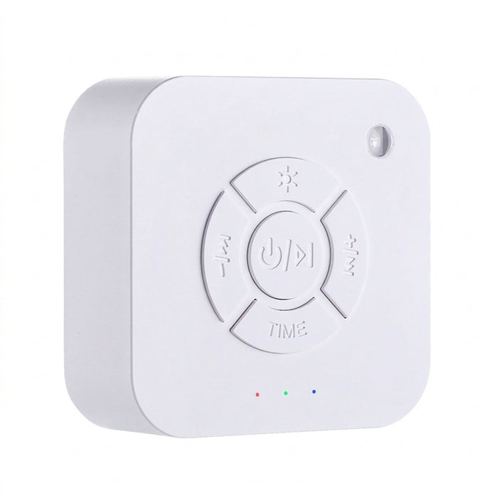 White Noise Sound Machine Sleep Soother — 9 Soothing Sounds, Breathing Light, Timer, Type‑C Rechargeable