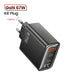 GaN USB‑C Fast Charger 33W / 40W / 67W (PD & QC) — Digital Display on 33W & 67W, EU & KR Plug