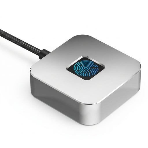 USB Fingerprint Reader for Windows Hello — 1.5m Braided Cable (Windows 11/10)
