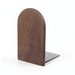 Walnut Desktop Bookend with Iron Plate