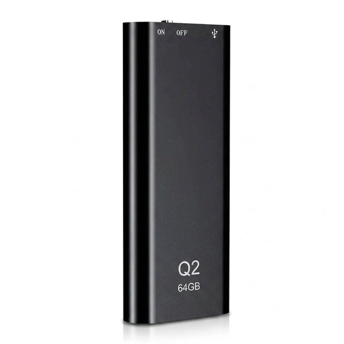 Mini Ultra-slim Voice Recorder (4–64GB) — Voice-Activated, MP3 Player