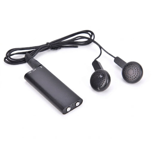 Ultra-thin Mini Voice Recorder — 32GB, Voice-Activated USB MP3 Player