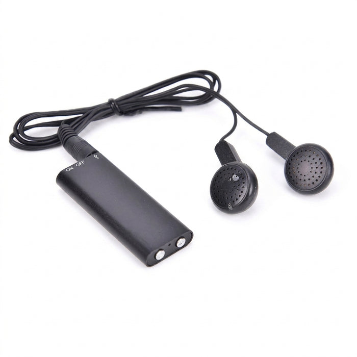 Ultra-thin Mini Voice Recorder — 32GB, Voice-Activated USB MP3 Player