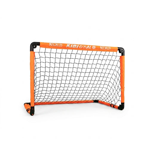 Kids Foldable Portable Football Goal with Ball & Pump — Outdoor Practice and Play